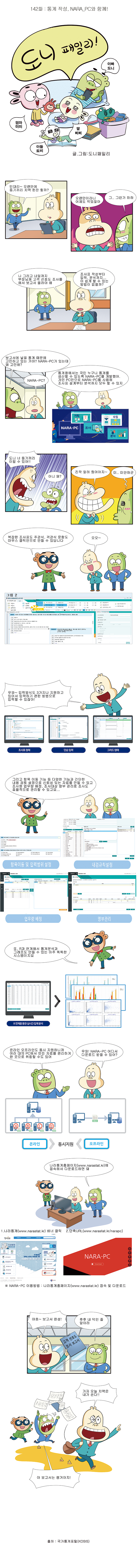 제142화 : 통계 작성, NARA_PC와 함께!