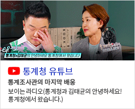 ep-2통계청x김태균의 안녕하세요 통계청에서 왔습니다. 통계청 유튜브 통계조사관의 마지막 배웅 보이는 라디오 (통계청과 김태균의 안녕하세요! 통계청에서 왔습니다.)